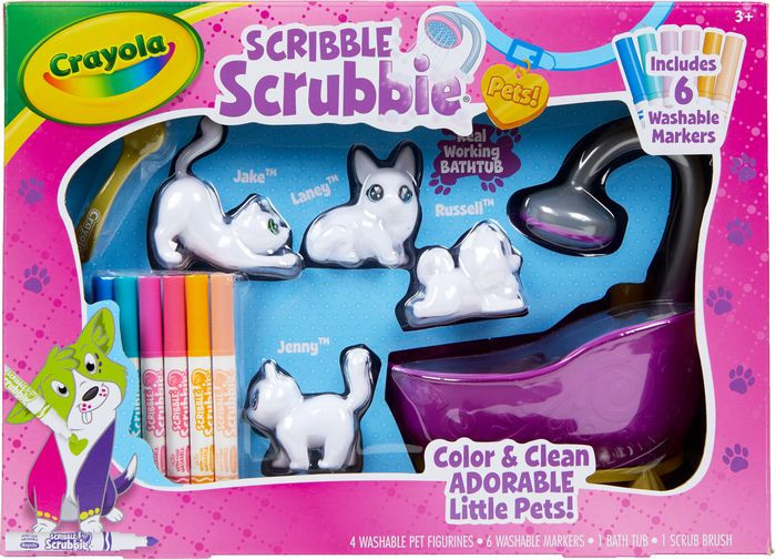 Scribble Scrubbie Pets, Tub Playset by Crayola